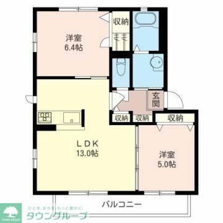 メルヴェーユ IIIの物件間取画像